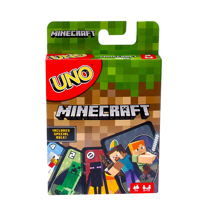 Mattel UNO Minecraft kártyajáték 2-10 játékosnak