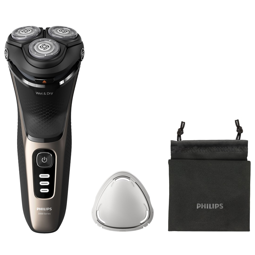 HOLICÍ STROJEK ELEKTRICKÝ PHILIPS S3242/12 SÉRIE 3000 VODOTĚSNÝ STROJEK (S3242/12)