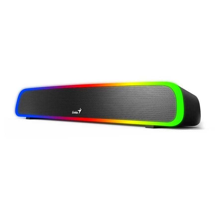 Bara de sunet RGB Bluetooth, Genius 200BT, neagra (31730045400)