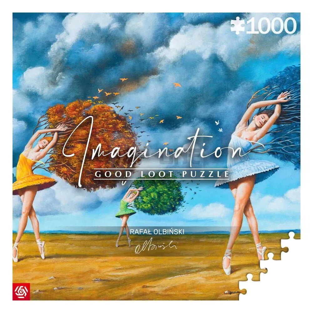 Puzzle Forma culorii verde - OlbiAnski, Good Loot, 1000 piese (5908305243717)
