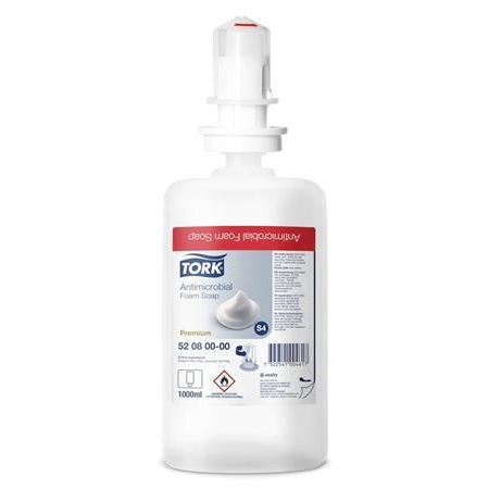 Tork fertőtlenítő habszappan S4 rendszer 1liter átlátszó (520800)