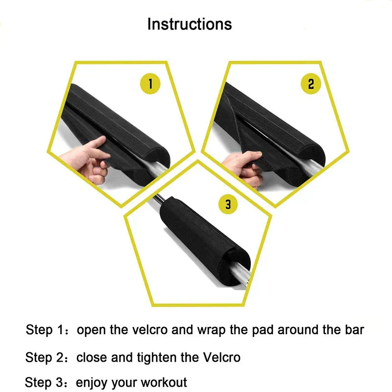Fitness Barbell Pad Squat