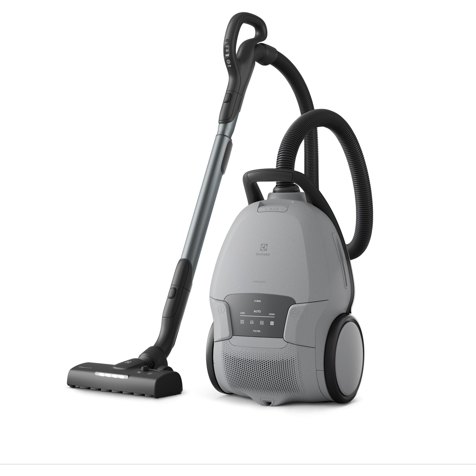 Aspirator cu sac Electrolux EB81A3UG Animal 800, AllFloor Auto, Iluminare LED, Gri (7333394018362)